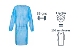 Protection Surblouse jetable 35 grammes
