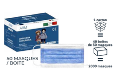 2000 Masques medicaux EN 14683