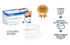 2 400 Masques de Protection Type IIR