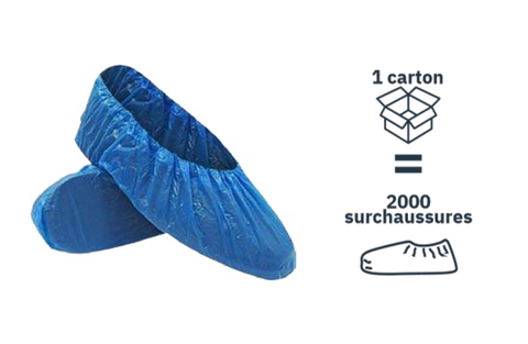 Surchaussure de protection en PE