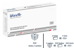 Carton de 312 tests salivaires avec résultats en 15 minutes