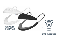 200 Masques transparents fabriqués en France