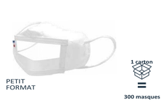 300 Masques transparents fabriqués en France